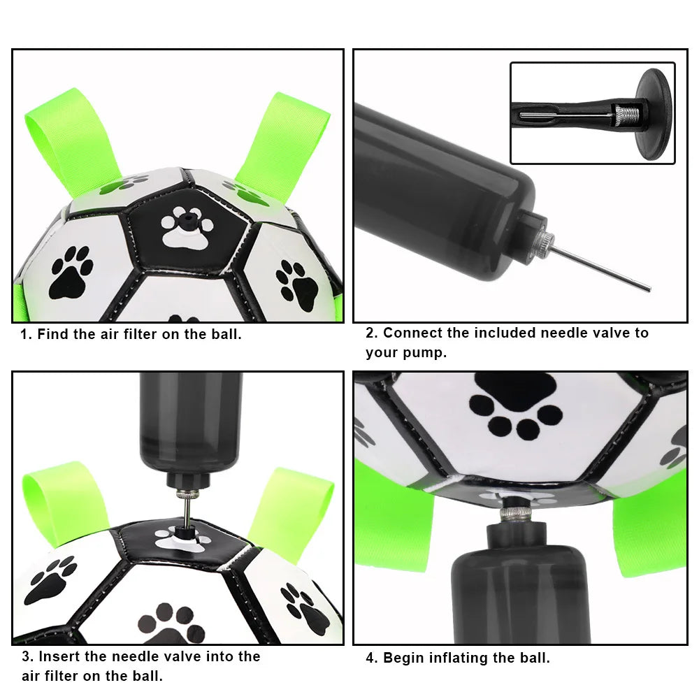 Score Big with DogKick's Dog Toys Soccer Ball!